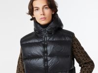 Мужская стёганая жилетка Lacoste с капюшоном