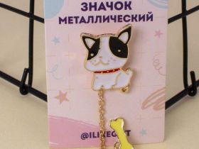Значок "Dog with bone"