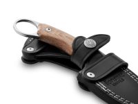 Нож с фиксированным клинком LionSteel H1, сталь M390, рукоять микарта, коричневый
