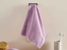 Полотенце махровое Piega, сирень