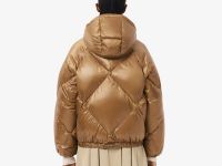 Женский дутый короткий пуховик Lacoste OVERSIZE FIT