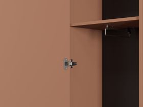 Распашной шкаф Сайрис 1-50x202 Терракотовый