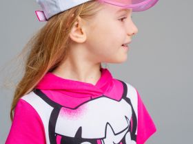 Кепка текстильная для девочек