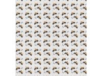 Упаковочная бумага белый крафт MESHU "Что за лев этот тигр" 70*100 см 70 г