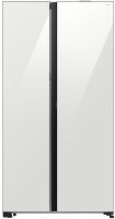 Холодильник Samsung Side-by-Side с автоматически открывающимися дверьми, 646 л Белое стекло