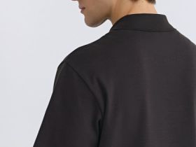 Поло с имитацией второго слоя, Коричневый