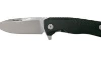 Нож складной LionSteel ROK A BS, сталь Satin Finish Bhler M390, рукоять алюминий, чёрный