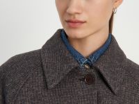 Пальто свободного силуэта с поясом