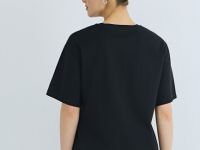 Футболка с декоративным узлом, Черный