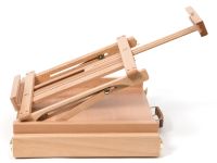 Мольберт настольный Pinax TE-05B с ящиком для кистей и красок, большой, бук