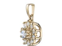 Подвеска из желтого золота э0312пд04202940