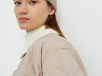 Шапка с отворотом с добавлением ангоры и шерсти