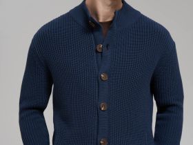 Кардиган прямого кроя из хлопка