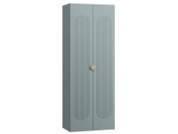 Распашной шкаф Луми 2-90x242 Серо-зеленый