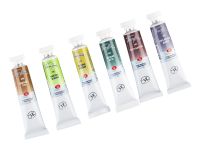 Набор акварели "Белые Ночи" Лесной пейзаж, 6 туб x10 мл, пластиковый коррекс