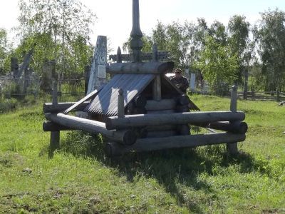 Могила Трощанского Василия Филипповича (1846 – 1898) - политического ссыльного этнографа, автора труда «Эволюция черной веры (шаманства) у якутов»