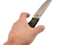 Нож Стрела, сталь D2, рукоять микарта оливковая