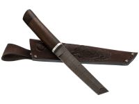 Нож Танто-2, сталь дамаск, рукоять венге