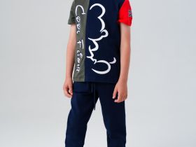 Комплект трикотажный для мальчиков: фуфайка (футболка), брюки