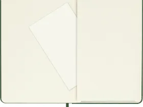 Записная книжка в линейку Moleskine "Classic" Pocket 90х140 мм 192 стр., твердая обложка зеленая