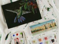 Набор акварели "Белые Ночи" Лето, мерцающая, 8 шт х 2,5 мл, картон