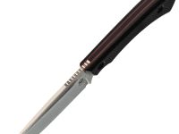 Нож Райбек №2, сталь Elmax, рукоять микарта черная