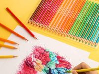 Набор карандашей акварельных Brutfuner 180 цв., деревянные, заточенные, в пластиковом чемодане на кн