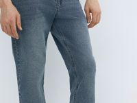 Зауженные джинсы, Синий