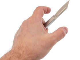 Складной нож-брелок Sanrenmu A148, сталь 4Cr15N, рукоять нержавеющая сталь