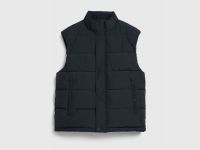Утеплённый стёганый жилет, Черный