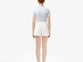 Женские хлопковые шорты Lacoste