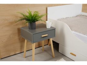 Тумба прикроватная Ивейн 2-42x52 Графитовый