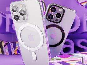 Клип-кейс VLP Diamond Case с MagSafe для Apple iPhone 15 Pro Max прозрачный