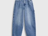 Джинсы объёмного кроя для девочек, Голубой