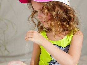 Кепка текстильная для девочек