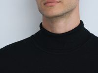 Вязаный джемпер, Черный