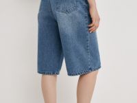 Шорты-бермуды со средней посадкой, Синий