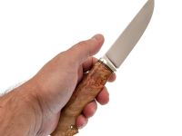 Нож Русский-3, сталь M390, рукоять клён