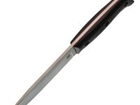 Туристический нож Град Горький Универсал, сталь AUS-10Co, рукоять черная микарта