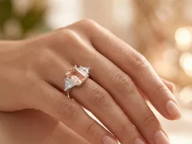 Кольцо из серебра с цитрином э0681кц02260367