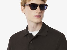 Мужская толстовка Lacoste с воротником-поло из хлопка