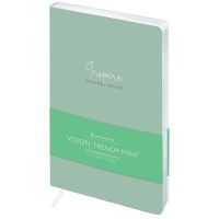 Ежедневник недатированный, кожзам Greenwich Line "Vision. Trendy mint" А5 136 л, тон. блок, срез фол