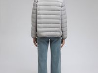 Стеганый пуховик с натуральным пухом