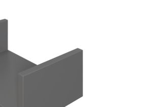 Полка Чейз 30x10 Графитовый