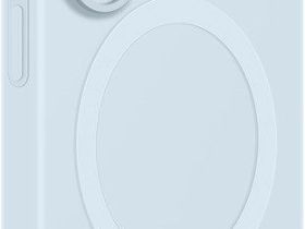 Чехол Samsung Silicone Magnet Case S26 голубой