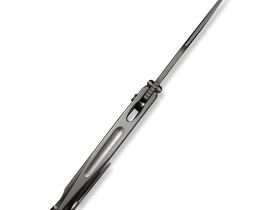 Складной нож WE Knife Tighe Down, сталь M390, рукоять титан/карбон, серый