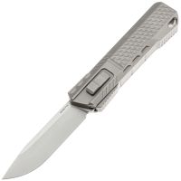 Гравитационный нож Remette Sharp Leopard, сталь M390, рукоять титан, серый