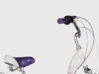 Детский велосипед Novatrack Butterfly 20 6.V, год 2022, цвет Белый-Фиолетовый