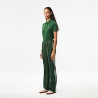 Женские расклешенные спортивные брюки Lacoste с монограммой