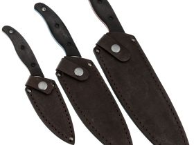 Набор кухонный "Патриот", ст.VG-10, ц.м.,рук.G10 черный